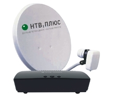 Комплект НТВ Плюс ресивер OpenTech IBS-VA70 HD с антенной