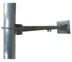Стеновой мачтовый кронштейн КСМ 45-70