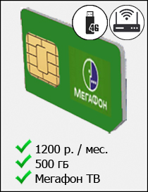 SIM Megafon tarify SIM2M